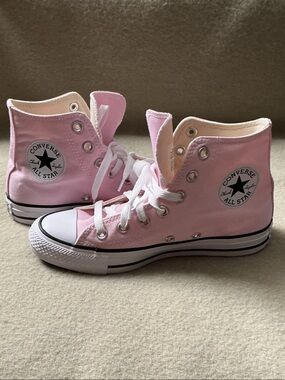 Converse Pink High-Top All Star Canvas Sneakers